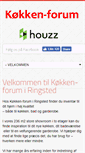 Mobile Screenshot of koekken-forum.dk